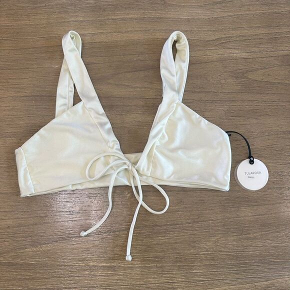 Tularosa Other - Tularosa Miranda Bikini Top‎ in Ivory xl